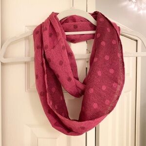 Polka Dot Circle Scarf